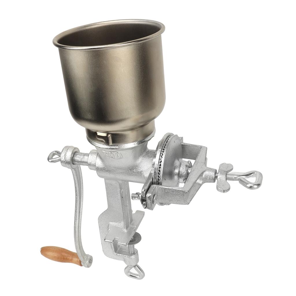 Ручная мельница для зерна из луженого чугуна, ручная мельница для кукурузы, ручная мельница для овса, пшеницы