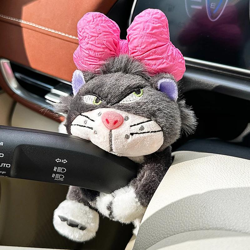 New Cat Car Seat Belt Shoulder Cover Cute Universal Car Cartoon Kitten Car Interior Decoration Safety Belt Car Accessories Woman