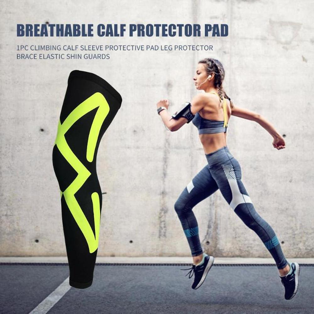 1Pcs Compression Leg Sleeves, Leg Knee Long Sleeves Knee Support for Football Baseball Running Cycling Fitness