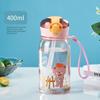 Kids Water Sippy Cup with Straw Cartoon Leakproof Water Bottles Outdoor Portable Drink Bottle Children's Lovely Cup