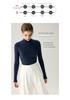 Women's Cashmere High Neck Slim Fit Sweater - Warm, Soft, Versatile, Solid Color for Autumn/Winter