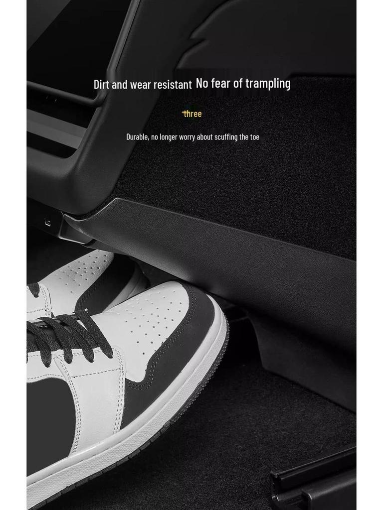 Антипинающие коврики для центральной консоли и задних сидений Tesla Model Y 2025 года