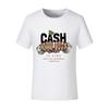 Men's Printed Cotton Short-sleeved T-shirt Summer Comfortable and Breathable Round-neck Tee Tops