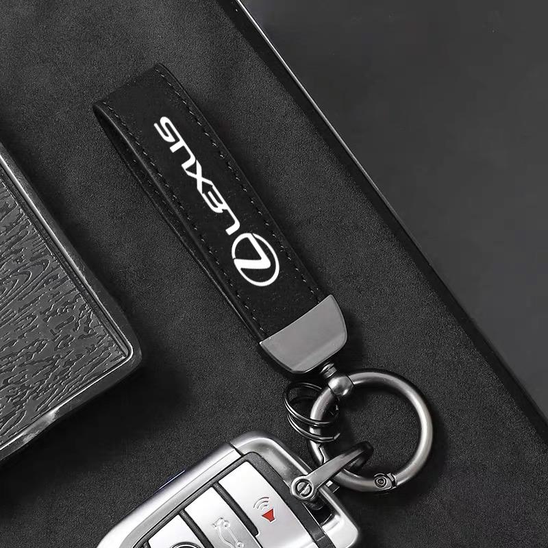 Car Zinc Alloy Leather Keychain Keyrings Accessories For Lexus GS IS LS500h ES260 ES300h RX350h NX260 UX260 LM LC RZ450e TX RC