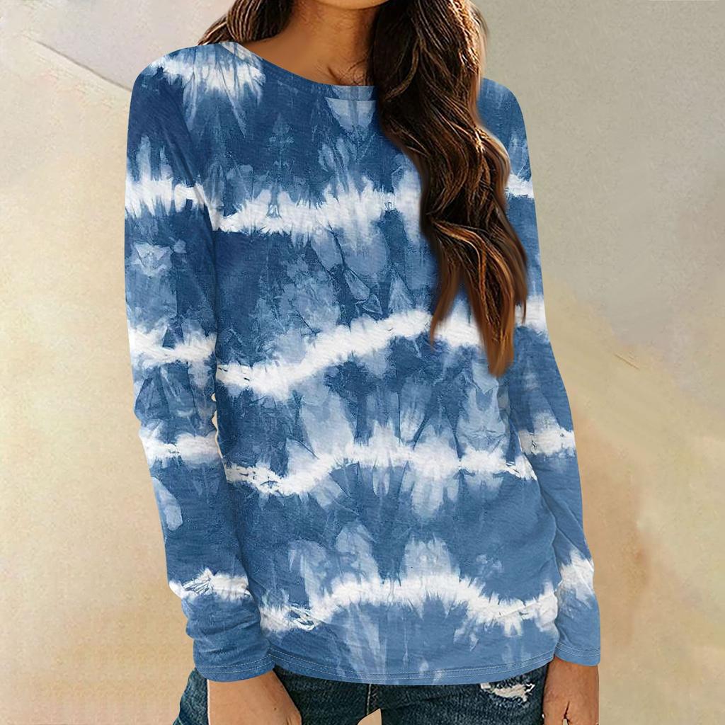 Женские рубашки с длинным рукавом и круглым вырезом, базовая футболка, повседневный топ, осенняя модная туника, облегающие футболки