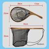 Wooden Handle Trout Net Landing Net Fishing Equipment Trout Fishing Mesh Trout Landing Net