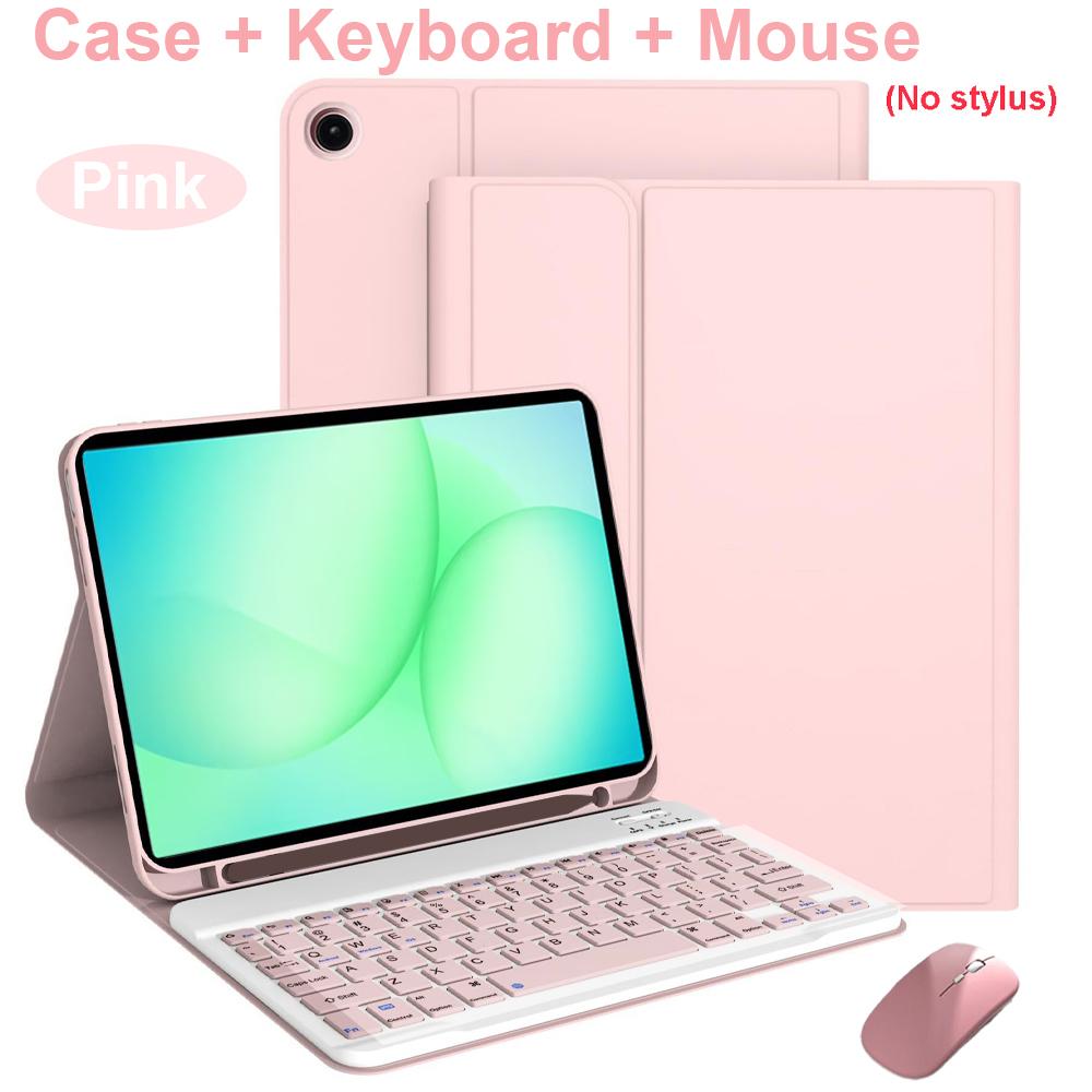 Case for Samsung Galaxy Tab A11 Plus 11 Inch, Detachable Bluetooth Keyboard Cover for Samsung Tab A11+ SM-X230/235/236B/310/315