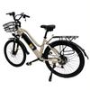ORLMS City Lady Blue/Black/Grey 500W motor+48V15AH battery 26 * 1.75 inch tires Ximano 7-speed power-off disc brake electric bicycle