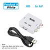 HDMI-compatible To RCA AV Converter AV/CVSB Video Box HD 1080P Support NTSC PAL Output AV To HDMI AV2HDMI For PC HD TV Projector