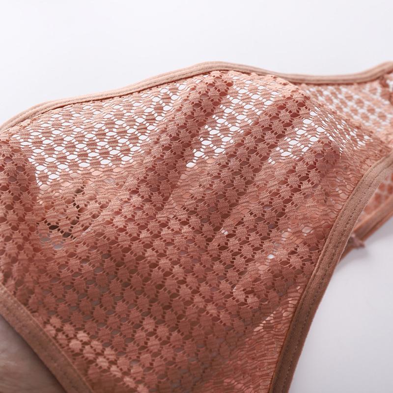 New Panties Women Lace Underwear Sexy Low-Waist G String Thong Transparent Hollow Out Briefs Solid Soft Female Lingerie