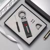 wszm6 Fashion Leather KeyChain Horseshoe Buckle Key Ring Car Key Rings for Mitsubishi Pajero Sport Outlander ASX Lancer Eclipse Cross