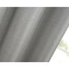 Paire double rideaux - Gris clair - 140 x 260 cm - Effet lin