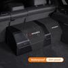 Car Leather Trunk Storage Box Foldable Portable Multiuse Trunk Bag For Mitsubishi Eclipse Lancer Outlander Colt I200 Ralliart Ex