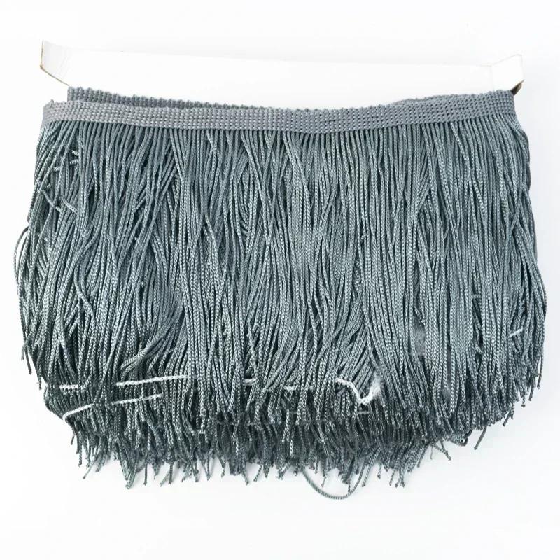 5М Meetee Полиэстеровая бахрома с кисточками 10-30см Кружевная отделка Лента для платья Занавеска Декоративные ленты Бахрома Ткань Швейная фурнитура