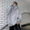 Fall Spring Men Hoodie Hip Hop Style Streetwear Thick Plush Warm Loose