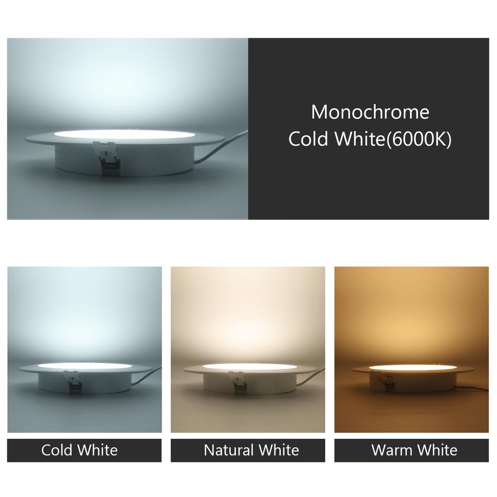 Led Downlight AC110V 220V Ceiling Light Spot Led Plafond Recessed Down Light Round 6/10/14/17/20/24W Spotlight Indoor Lighting