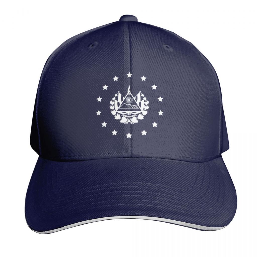 Escudo de El Salvador en Blanco Baseball Cap Luxury Cap Beach Outing summer hat tactical cap Baseball Unisex Womens