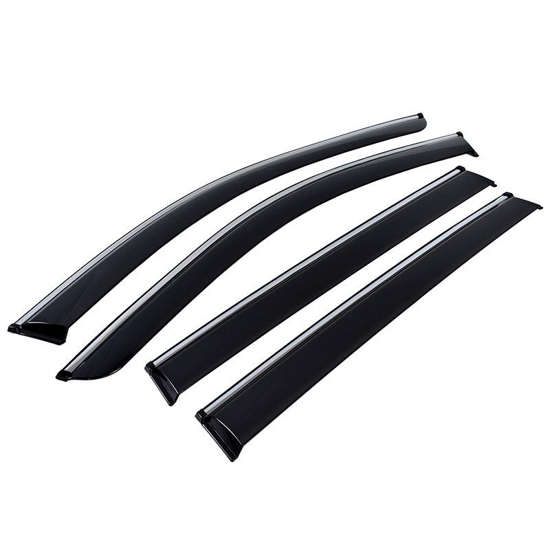 Premium Platinum Car Window Sun and Rain Guards - Ideal for L8 Modified Accessories