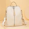 Весенне-летние новые женские сумки ретро однотонный большой вместимости противоугонный рюкзак легко помещается многоцелевой дорожный рюкзак