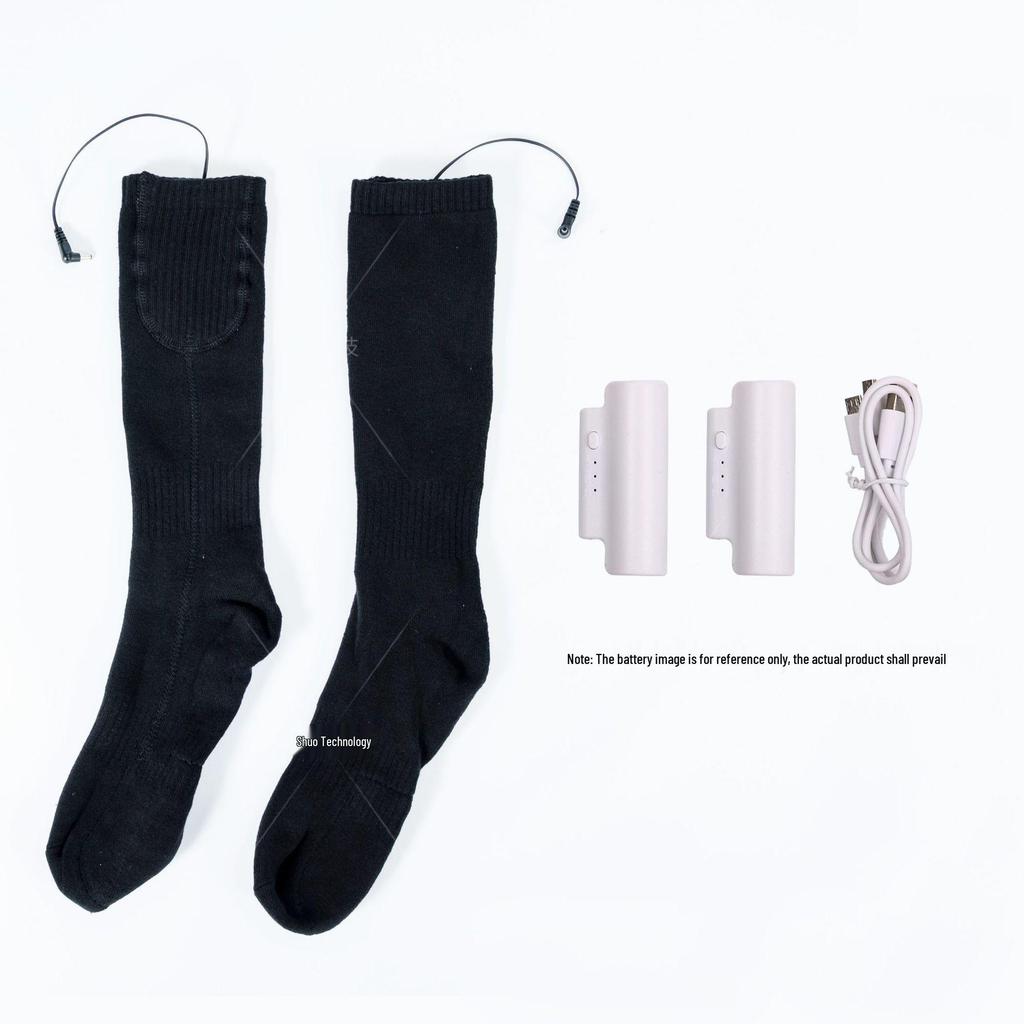 Эксклюзивные зимние носки с подогревом для мужчин и женщин - Теплые, для занятий спортом на открытом воздухе, катания на лыжах, холодостойкие