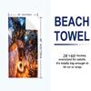 Gremlins Print Beach Towel, Large Soft Quick Dry Towel for Beach Camping Swimming