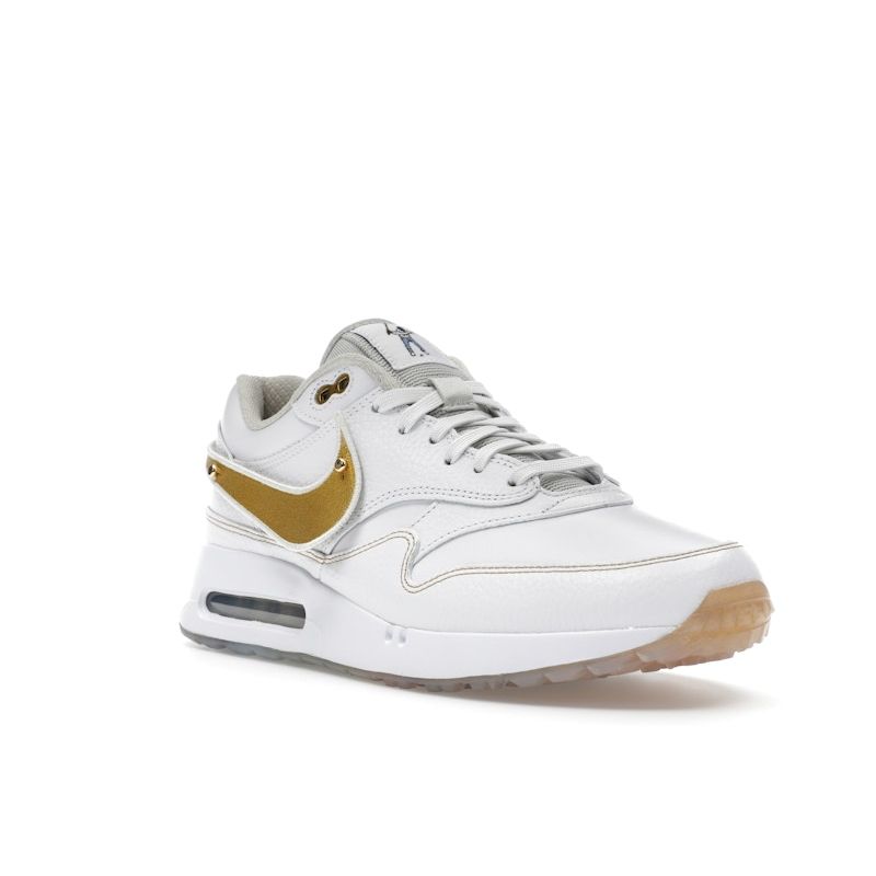 Eastside Golf x Nike Air Max 1 86 OG Golf Big Bubble - Игра для всех. Кроссовки унисекс Be Authentic White Metallic-Gold Pure-Platinum HQ3074-100