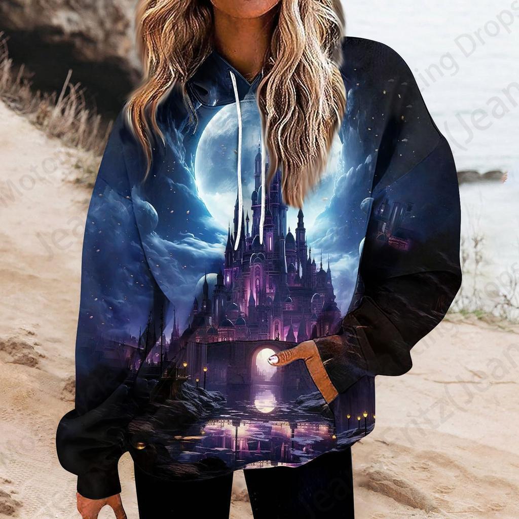 Happy Halloween 3D Print Hoodie Women Fashion Oversize Hoodies Women Sweats Halloween Hoodie Sweatshirt Women Sports Suits Coat