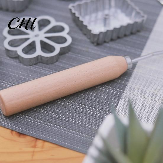 Restaurant Rosette Iron Maker with Handle Hollow Aluminum Alloy Timbale High Efficient Waffle Mold Kitchen Tools Set
