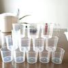 Epoxy Mixing Plastic Transparent Resin Container Graduated Cups Scale Cups Measuring Tool