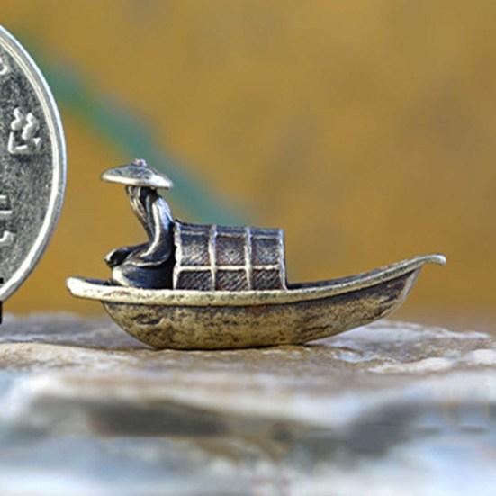 Мини-фигурки Yousheng, статуэтка из ретро-сплава, миниатюрные фигурки, настольная микроландшафтная статуэтка, украшение для стола, альпинария, цветочного горшка