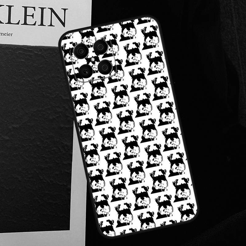 Cartoon Schnauzer Dog Case For Honor X9b X9c X8b X9a X8a X8 X9 50 70 90 Lite Honor 200 Pro Magic 7 5 6 Lite Cover