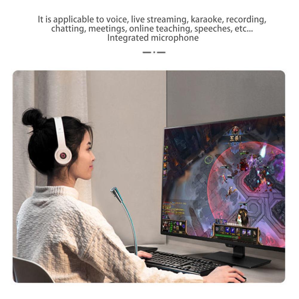 Wired Microphone Speaker Loudspeaker for Computer Laptop Notebook