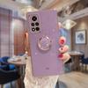 Luxury Ring Holder Case On For Xiaomi Redmi Note 9 Pro Note9 S 9pro Max 9S Plating Silicone Stand Back Cover Xiomi Funda