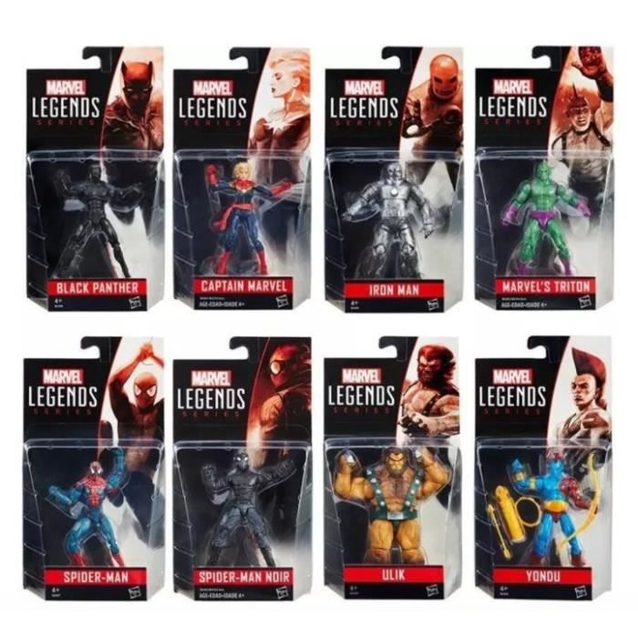Figurine Marvel Legends - Personnages de comics - HASBRO - Modèle aléatoire - 10 cm - Accessoires inclus