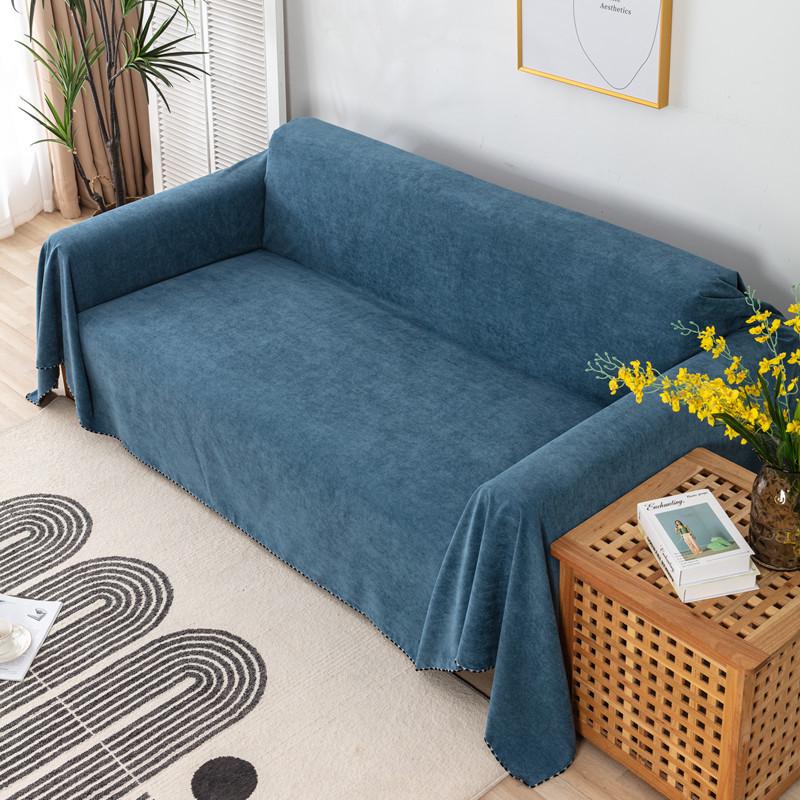 Japanese Style Waterproof Solid Color Sofa Cover - Full Protector Cushion
