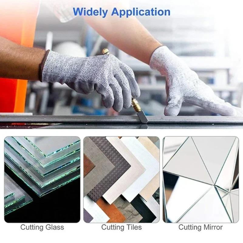 1Pc TC-10/17/30/90 Glass Cutter Head - Hand-Held Precision Cutting Wheel DIY Glass-Cutting Tool Accessory