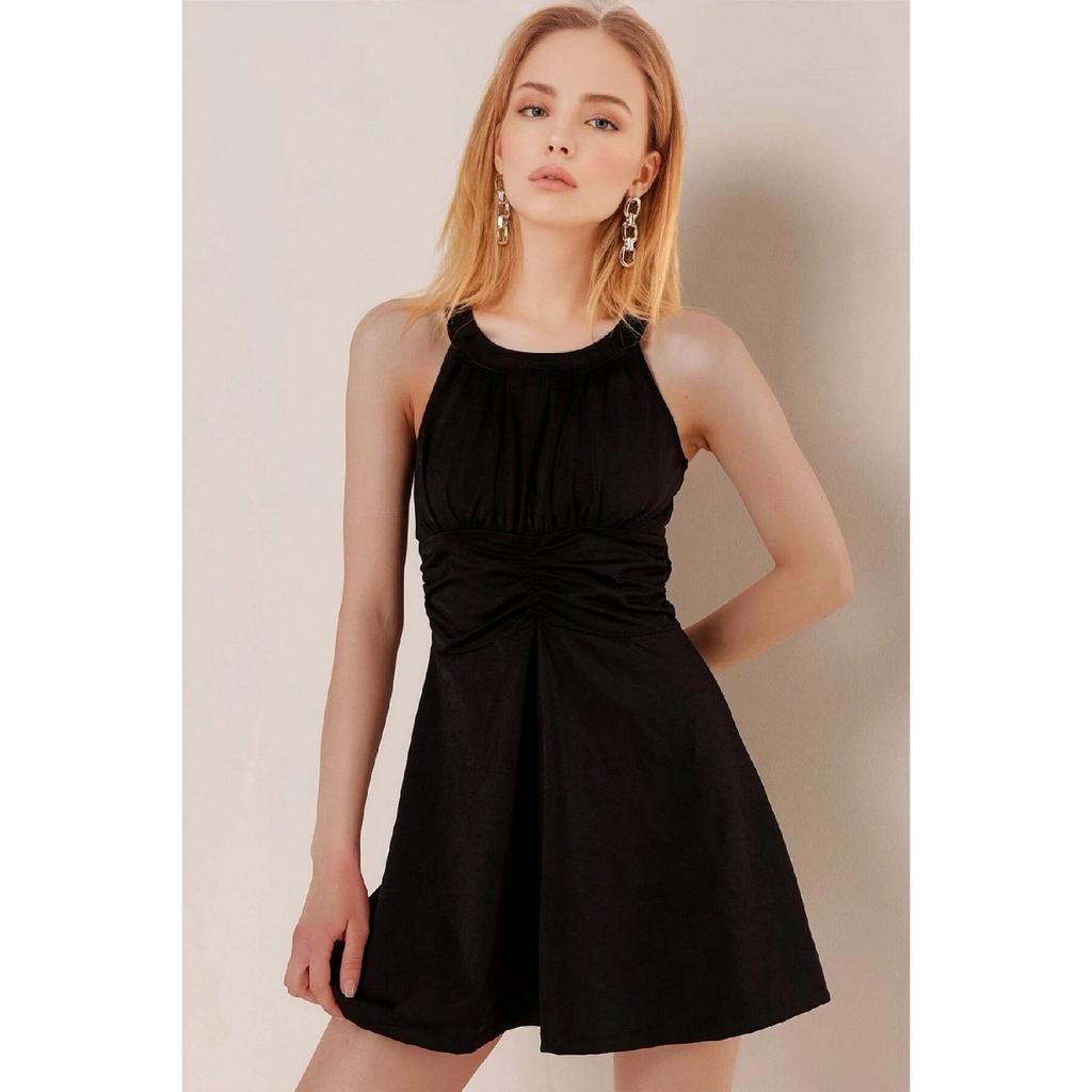 Women's Multicolored Shorts Dress Swimsuit Hzl22s-ar19211