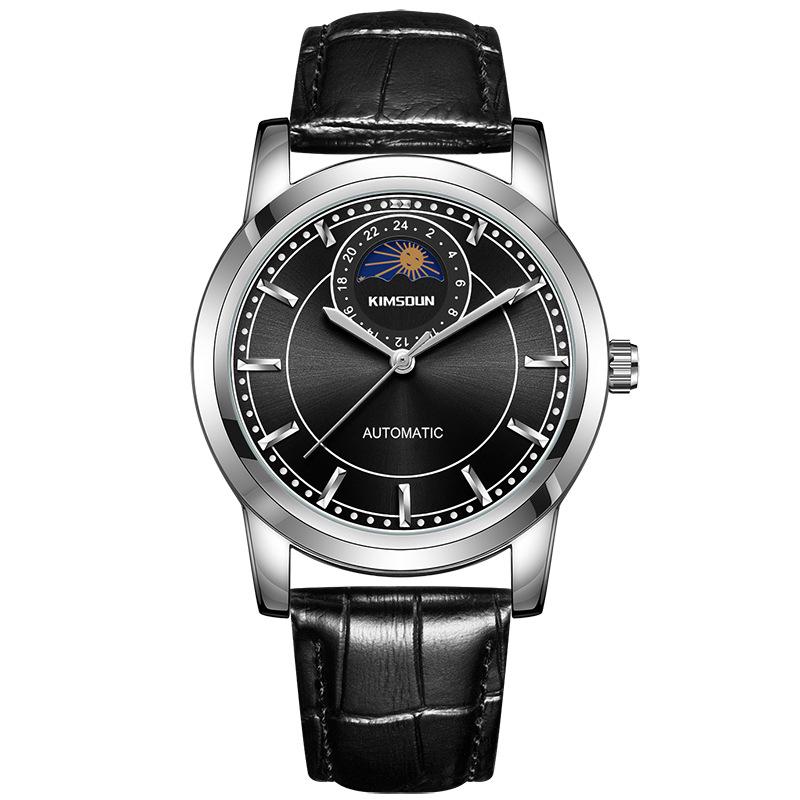 KIMSDUN Подлинные мужские часы Golden Poemon, мужские часы, элитные деловые часы, полностью автоматические механические часы, водонепроницаемые мужские часы