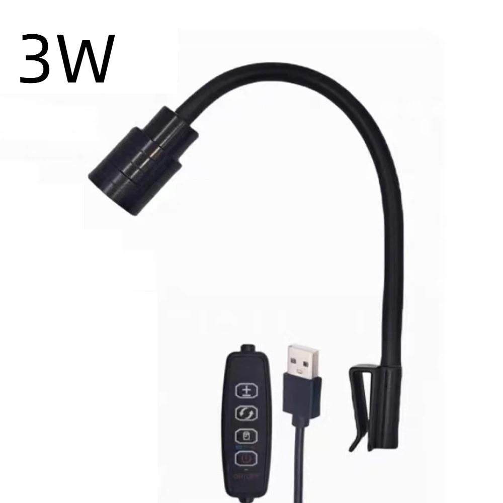 Простая установка 3/12 Вт Лампа-клипса для аквариума Диммируемый Поворотный Светодиодный свет для аквариума Водонепроницаемый Практичный Свет для выращивания Водные растения