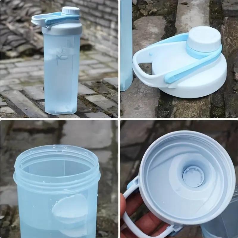 16.9oz/500ml портативный шейкер для протеина, герметичная пластиковая бутылка для воды без BPA для фитнеса, активного отдыха, молочный коктейль