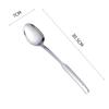 HANYANG Stainless Steel Stir-fry Spatula Kitchen Supplies Kitchen Utensils Spatula Fondue Pot Large Leaky Spoon Home Thickening Large Soup Spoon