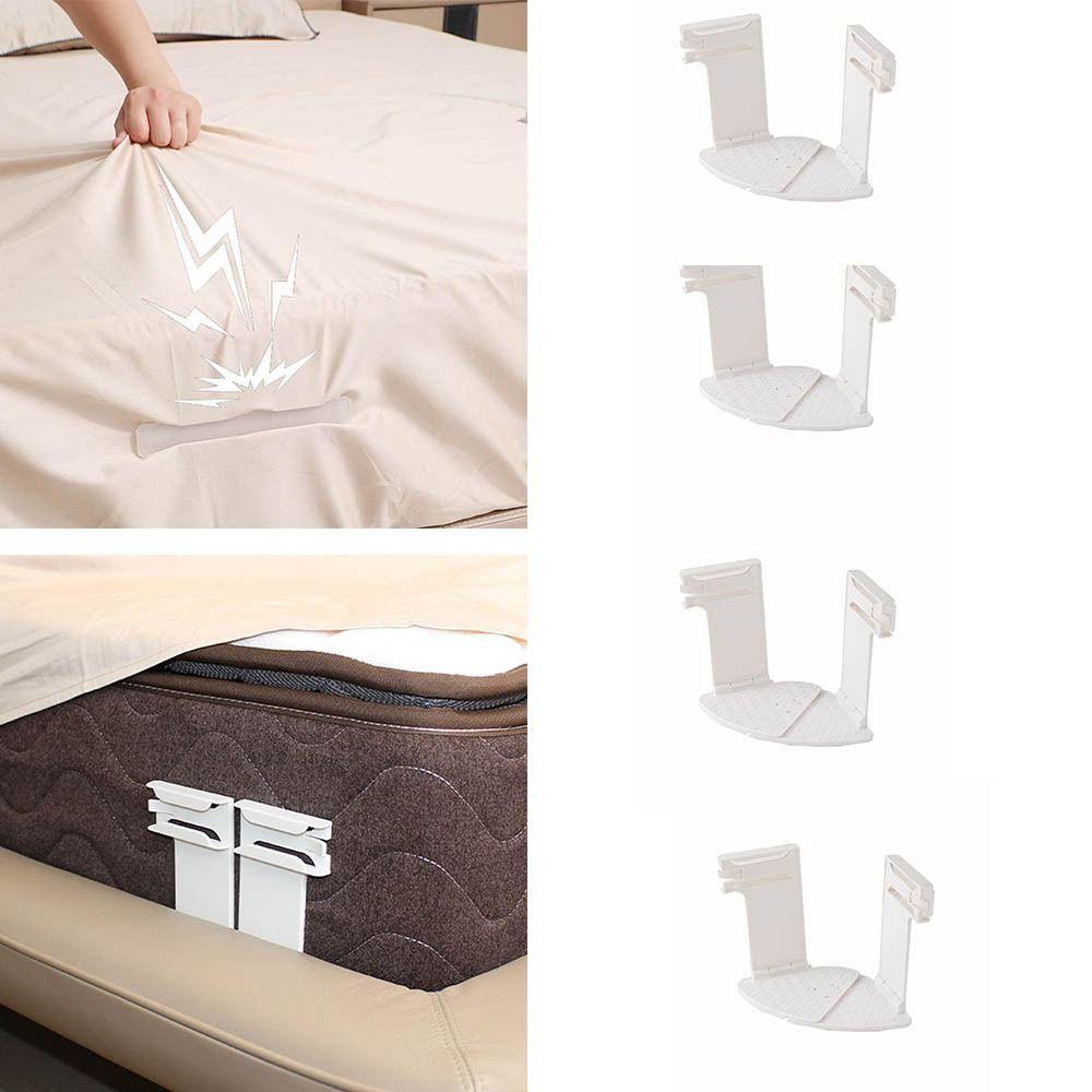 4pcs Foldable Bed Sheet Holder Invisible Bed Sheet Grippers  Anti Displacement Fixing Tool