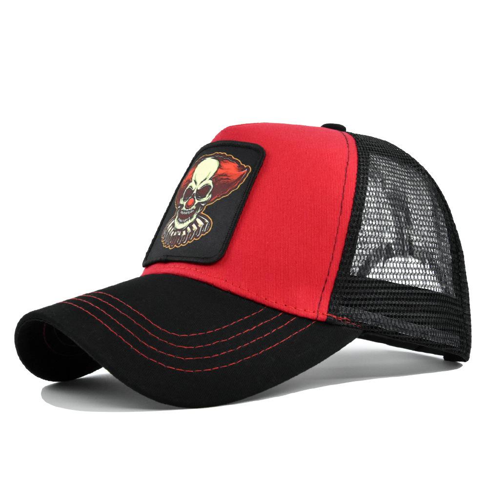 Нашивки Аниме Бейсболки Мужские Женские Snapback Кепки Уличная Одежда Хип-Хоп Кепки с Козырьком Сетчатые Дышащие Кепки Папа Солнцезащитные Кепки Унисекс Кепки Тракеры