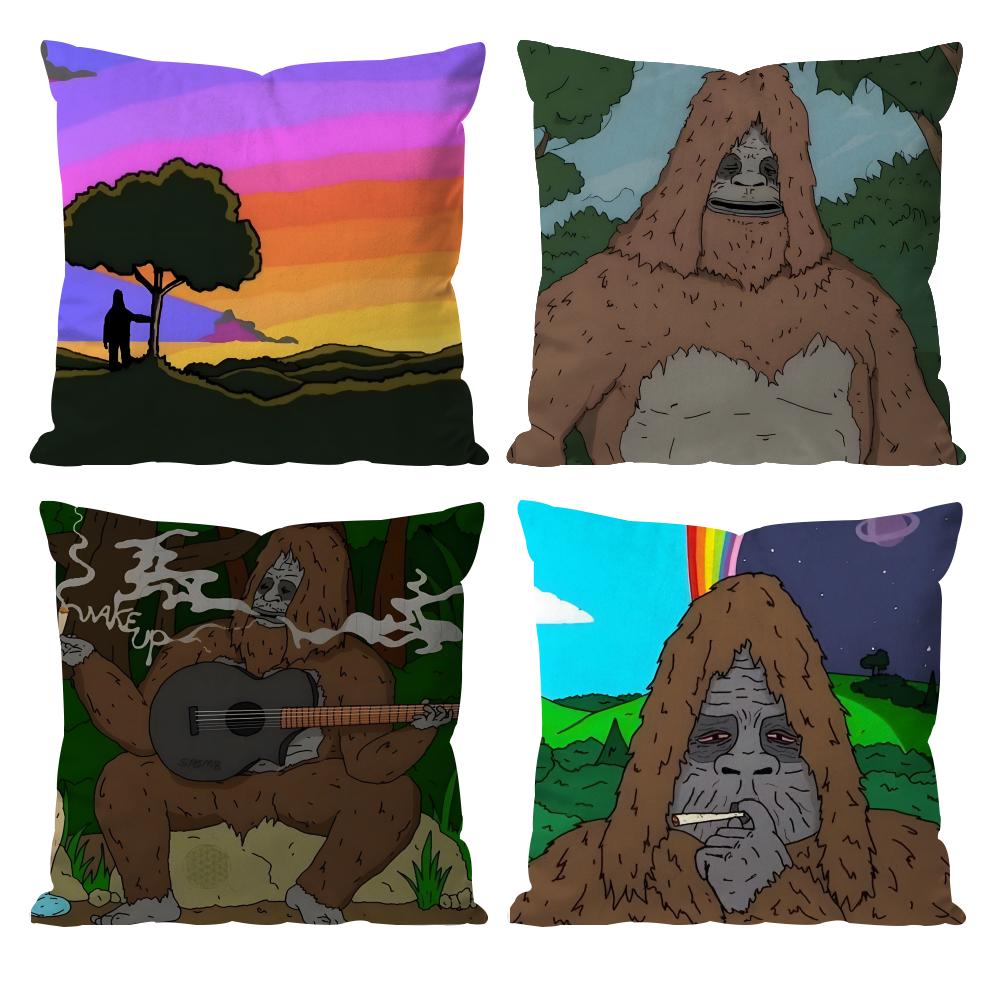 Quirky The Big Lez Show Cushion Cover Pattern Printed Pillowcase for Living Room Sofa Cushion Cover & Bedroom Decor