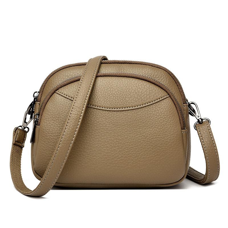 Summer Soft Small Bag Fashion Single Shoulder Crossbody Bag Simple and Versatile Mini Casual Multi-pocket Mobile Phone