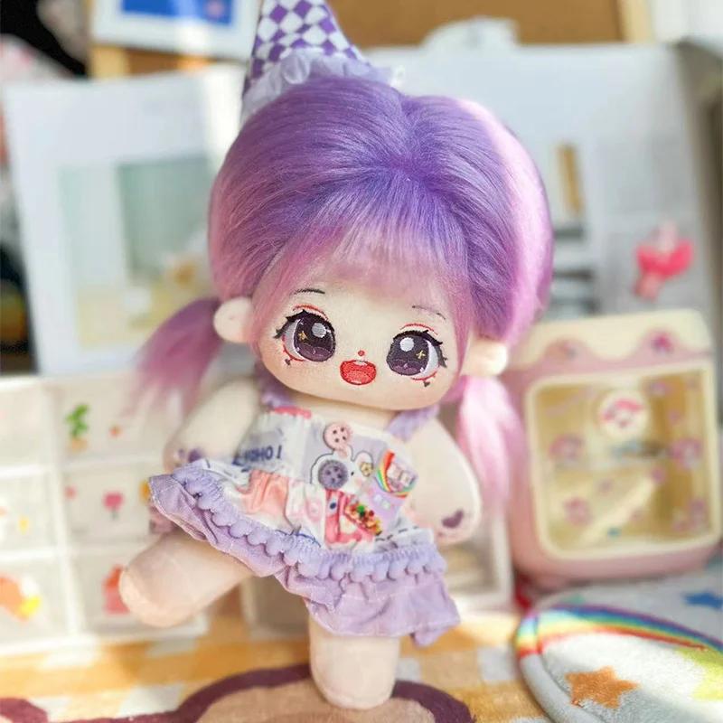 20 см кавайная плюшевая хлопковая кукла идол мягкая суперзвезда фигурка игрушки знаки зодиака кукла с толстым телом может менять одежду детский подарок