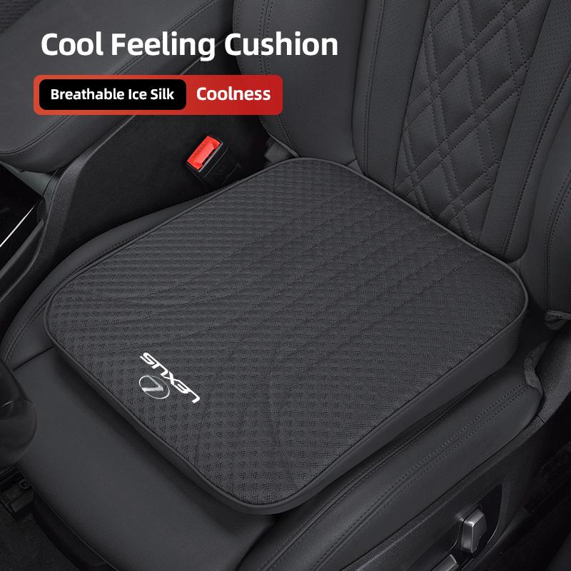 ctkzum1 Car Seat Cushion Breathable Ice Silk Pad Hip Protect Soft Mat For Lexus F SPORT ES RX NX LS UX LM LX GX LC RZ IS CT GS RC HS LBX
