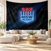 NSW Blues Wall Tapestry, Soft Fabric Wall Hanging, Decorative Backdrop For Bedroom Home Wall Art