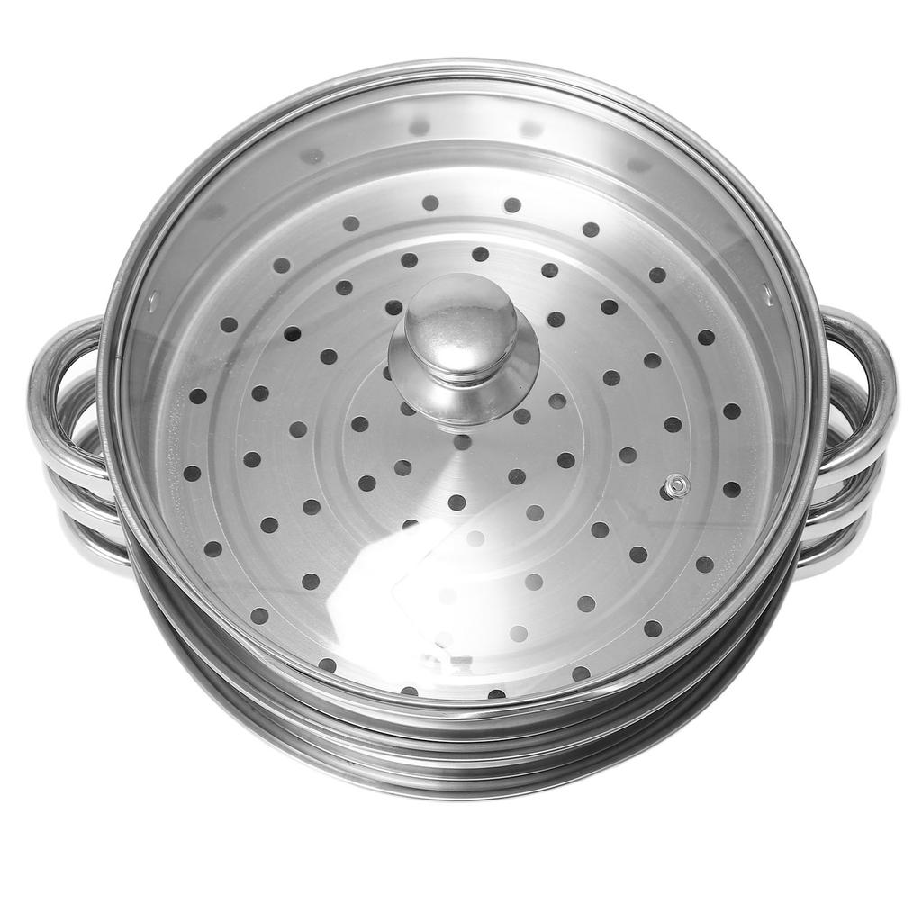 Soup Steam Pot Thickened Stainless Steel Multifunctional Large Capacity Double Ear Stock Steam Pot