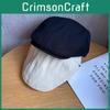 Elegant Retro English Beret With Short Brim And Solid Color Design For Outings